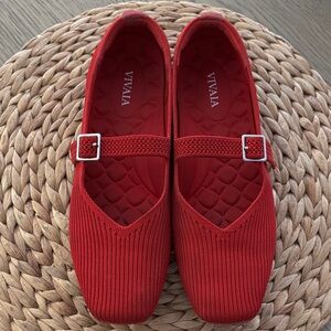 Women's VIVALA Red Mary Jane Shoes